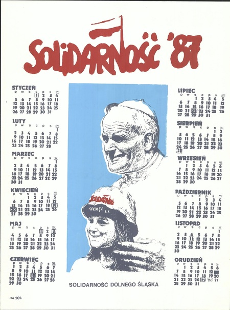 Kalendarz na 1987 r., Solidarność Dolnego Śląska
